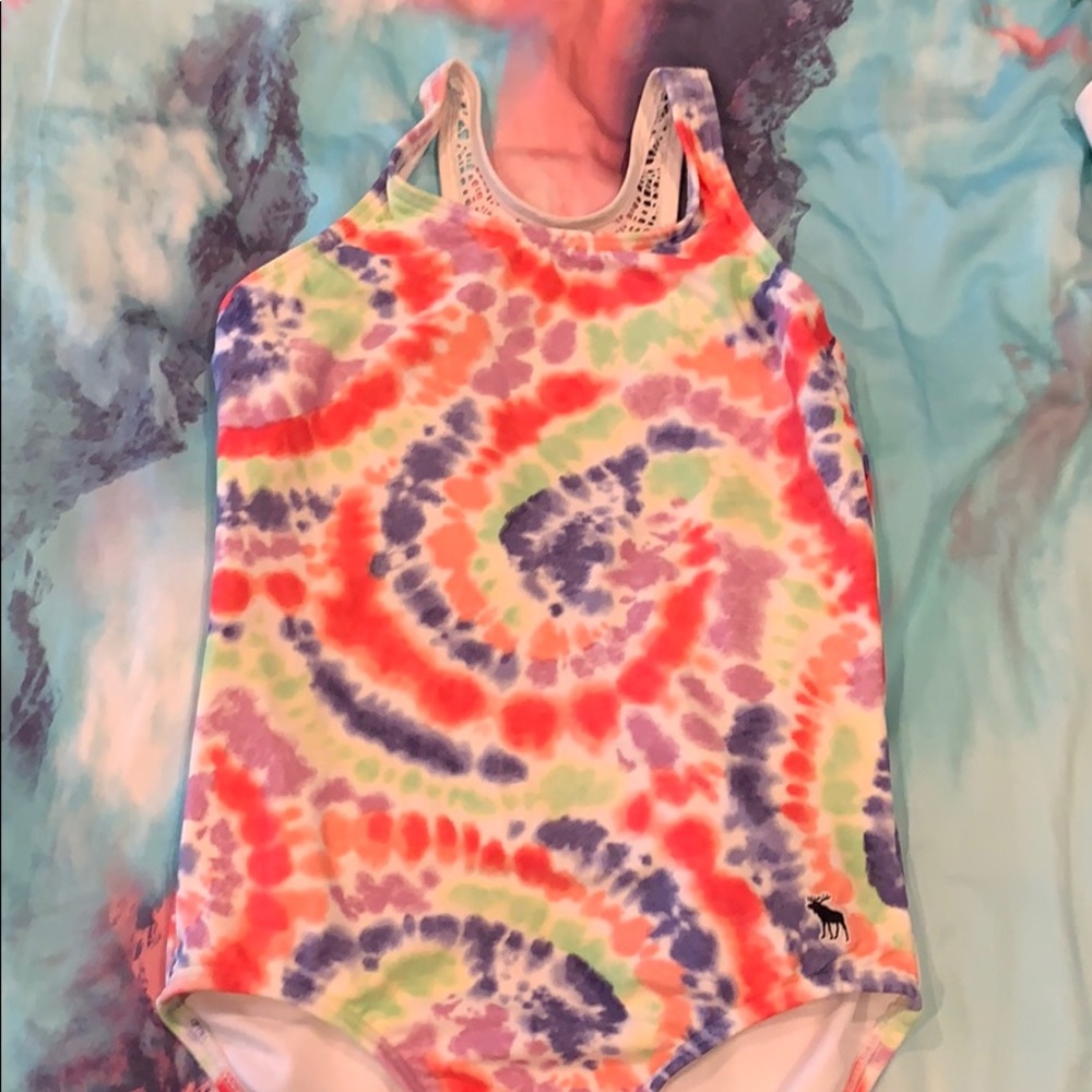 Abercrombie Swimsuit NWOT one piece tie dye
